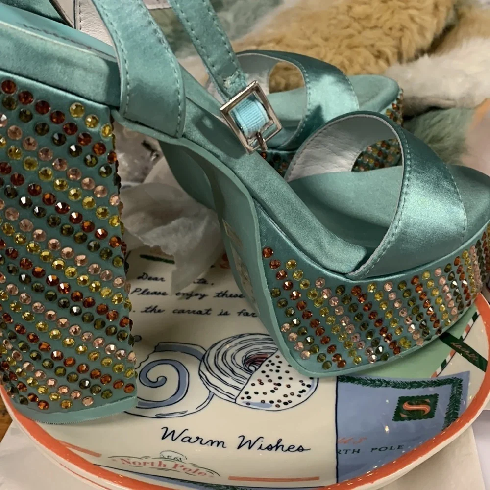 Jeffrey Campbell discotheque platform shoes size 9 new !